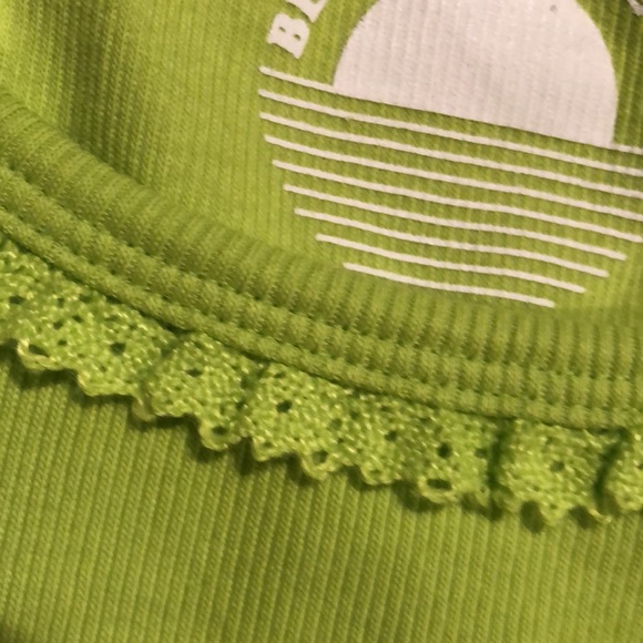 NWT neon trend chartreuse tank top - Picture 5 of 12